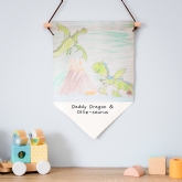 Thumbnail 3 - Personalised Childrens Drawing Photo Hanging Banner