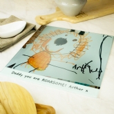 Thumbnail 4 - Personalised Childrens Drawing Chopping Board