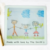 Thumbnail 6 - Personalised Childrens Drawing Chopping Board