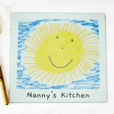 Thumbnail 7 - Personalised Childrens Drawing Chopping Board