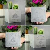 Thumbnail 1 - Personalised Concrete Plant Pot