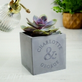 Thumbnail 4 - Personalised Concrete Plant Pot