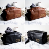Thumbnail 1 - Personalised Luxury Leatherette Wash Bag 