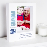 Thumbnail 2 - Personalised No.1 Dad 5x7 Box Photo Frame 