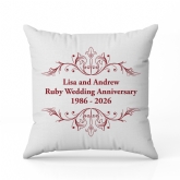 Thumbnail 4 - Personalised Ruby Anniversary Cushion