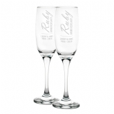 Thumbnail 3 - Personalised Ruby Anniversary Champagne Flutes