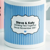 Thumbnail 4 - Personalised Drinking Tea Together Pair of Mugs