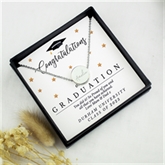 Thumbnail 1 - Personalised Graduation Sentiment Necklace Gift 