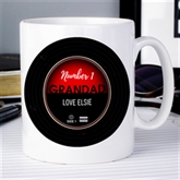 Thumbnail 3 - Personalised Vintage Record Mug