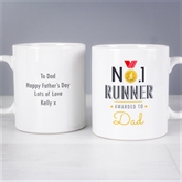 Thumbnail 3 - Personalised No.1 Runner Mug