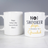 Thumbnail 4 - Personalised No.1 Snooker Mug