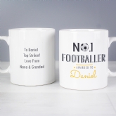 Thumbnail 1 - Personalised No.1 Football Mug
