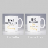 Thumbnail 2 - Personalised No.1 Football Mug