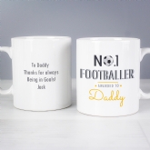 Thumbnail 4 - Personalised No.1 Football Mug