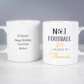 Thumbnail 8 - Personalised No.1 Football Mug