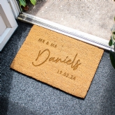 Thumbnail 4 - Personalised Couples Doormats