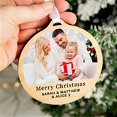 Thumbnail 6 - Personalised Photo Round Wooden Decoration