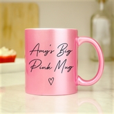 Thumbnail 4 - Personalised Pink Glitter Mug