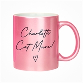 Thumbnail 9 - Personalised Pink Glitter Mug