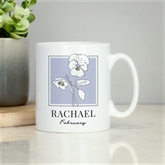 Thumbnail 10 - Personalised Birth Flower Mug