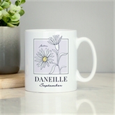 Thumbnail 11 - Personalised Birth Flower Mug