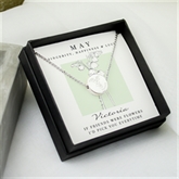 Thumbnail 11 - Personalised Birth Flower Boxed Necklaces