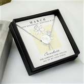 Thumbnail 8 - Personalised Birth Flower Boxed Necklaces