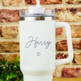 Thumbnail 7 - Personalised Oversized 40oz White Travel Cups