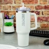 Thumbnail 8 - Personalised Oversized 40oz White Travel Cups