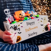 Thumbnail 2 - Personalised Halloween Small Wooden Treats Crate