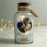 Thumbnail 6 - Personalised Photo Upload LED Glass Jar