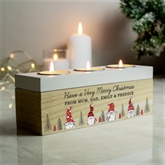 Thumbnail 1 - Personalised Gonk Christmas Triple Tea Light Box