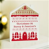 Thumbnail 8 - Personalised Christmas House Wooden Ornaments