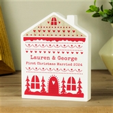 Thumbnail 9 - Personalised Christmas House Wooden Ornaments