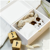 Thumbnail 5 - Personalised Safari Animals White Wooden Keepsake Box