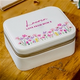 Thumbnail 4 - Personalised Floral Travel Jewellery Box