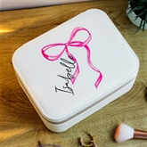 Thumbnail 3 - Personalised Bow Travel Jewellery Box