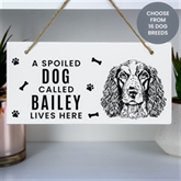Thumbnail 3 - Personalised Dog Breed Wooden Sign