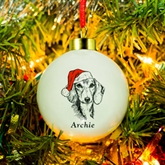 Thumbnail 6 - Personalised Dog Breed Christmas Bauble