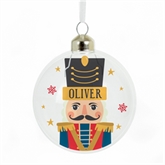 Thumbnail 4 - Personalised Nutcracker Christmas Glass Bauble