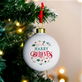 Thumbnail 1 - Personalised Believe in Christmas Bauble