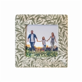 Thumbnail 4 - Personalised Leaf Print Ceramic 4x4 Photo Frame
