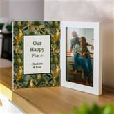 Thumbnail 1 - Personalised Leopard Print Hinged 6x4 Photo Frame