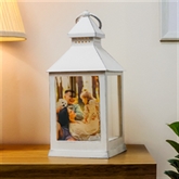 Thumbnail 3 - Personalised Photo Upload White Lantern