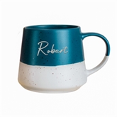 Thumbnail 3 - Personalised Blue Speckled Name Ceramic Mug