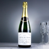 Thumbnail 3 - Personalised Champagne Bottle - Elegant Swirl