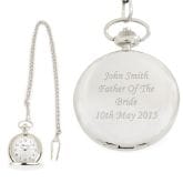 Thumbnail 5 - Personalised Pocket Watch and Chain