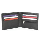 Thumbnail 4 - Personalised Black Leather Wallet