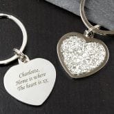 Thumbnail 9 - Heart Keyring - Personalised