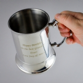 Thumbnail 4 - Stainless Steel Personalised Tankard